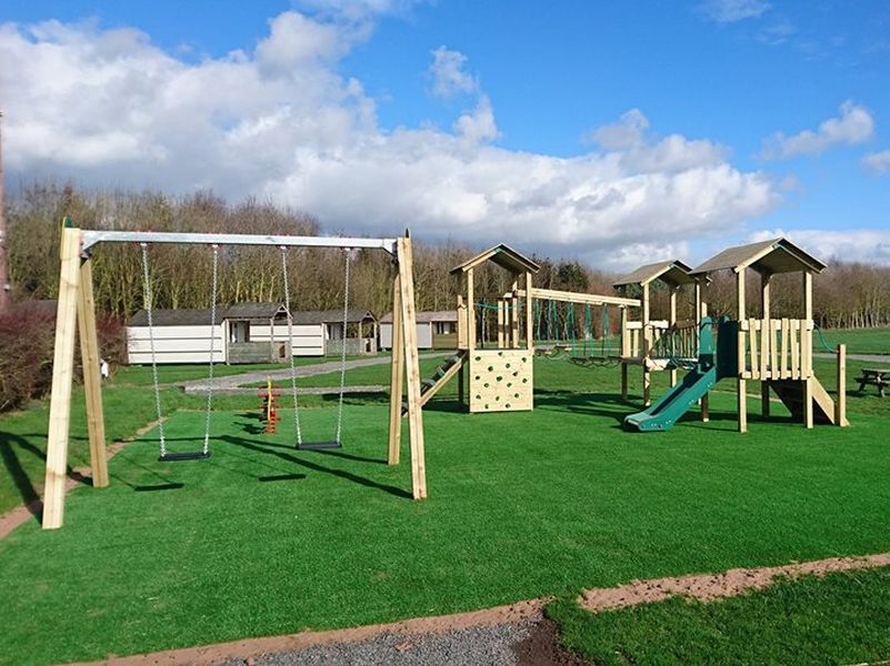Play area at Beehive Farm